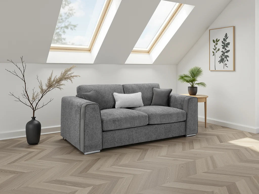 Naples 3 Seater Sofa in Grey