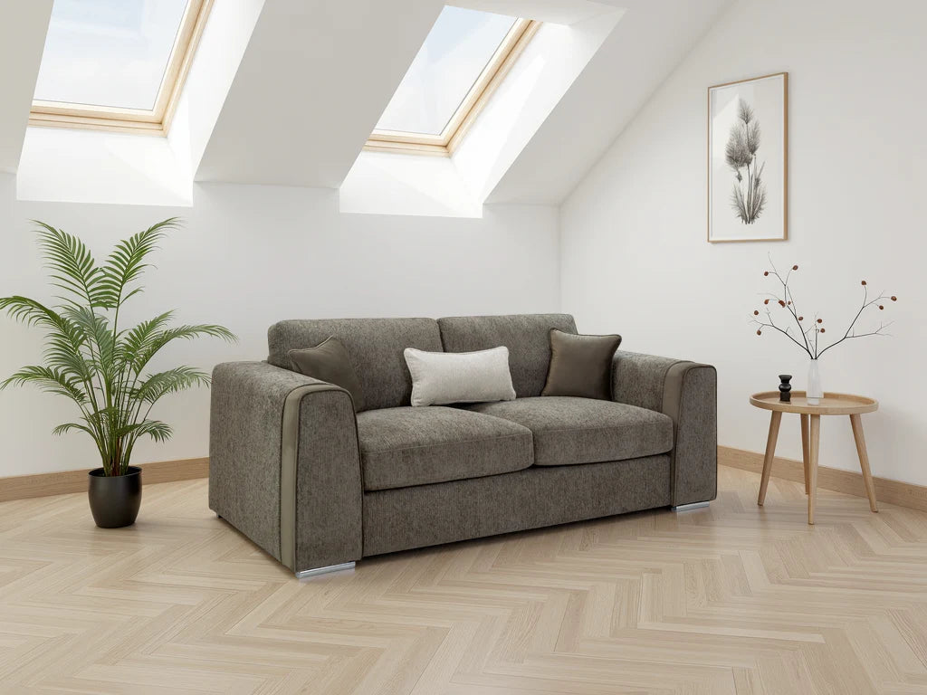 Naples 3 Seater Sofa in Mocha