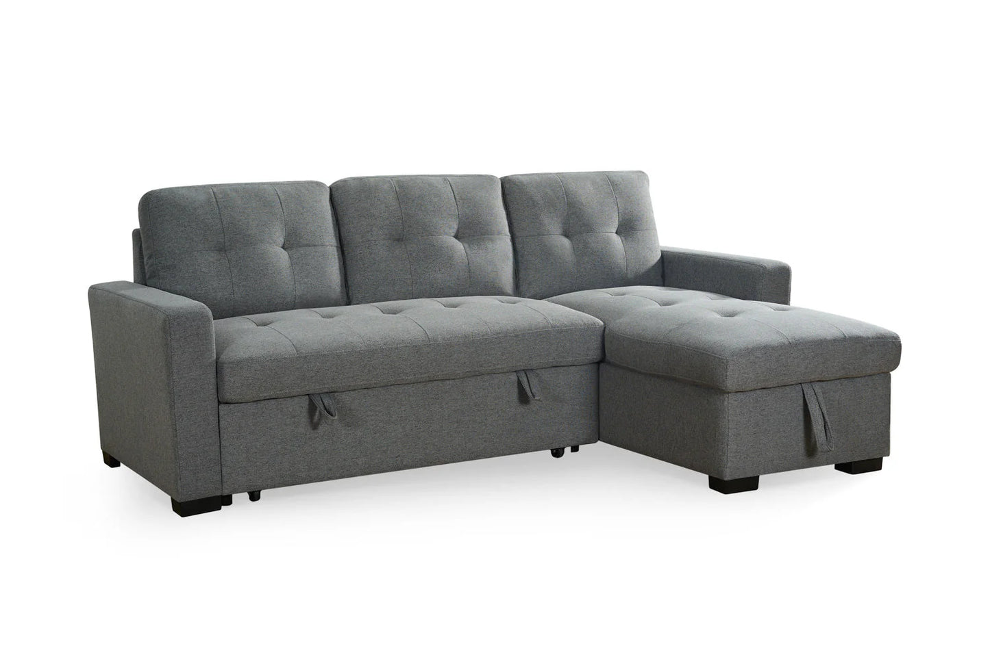 Alder Corner Sofa Bed in Grey