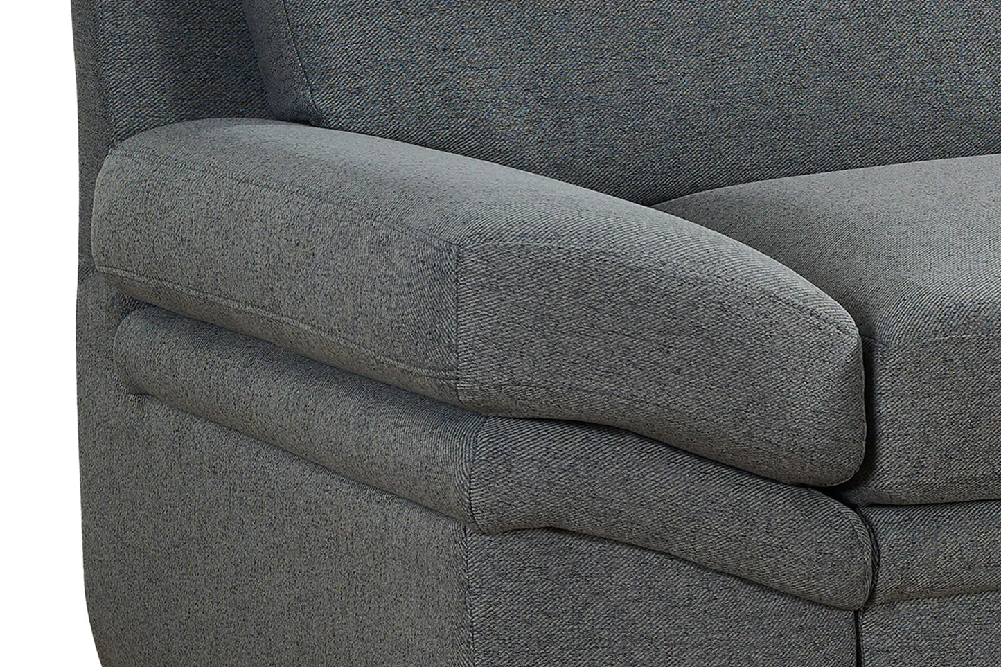 Astra Grey Corner Sofa Bed in Charcoal Grey