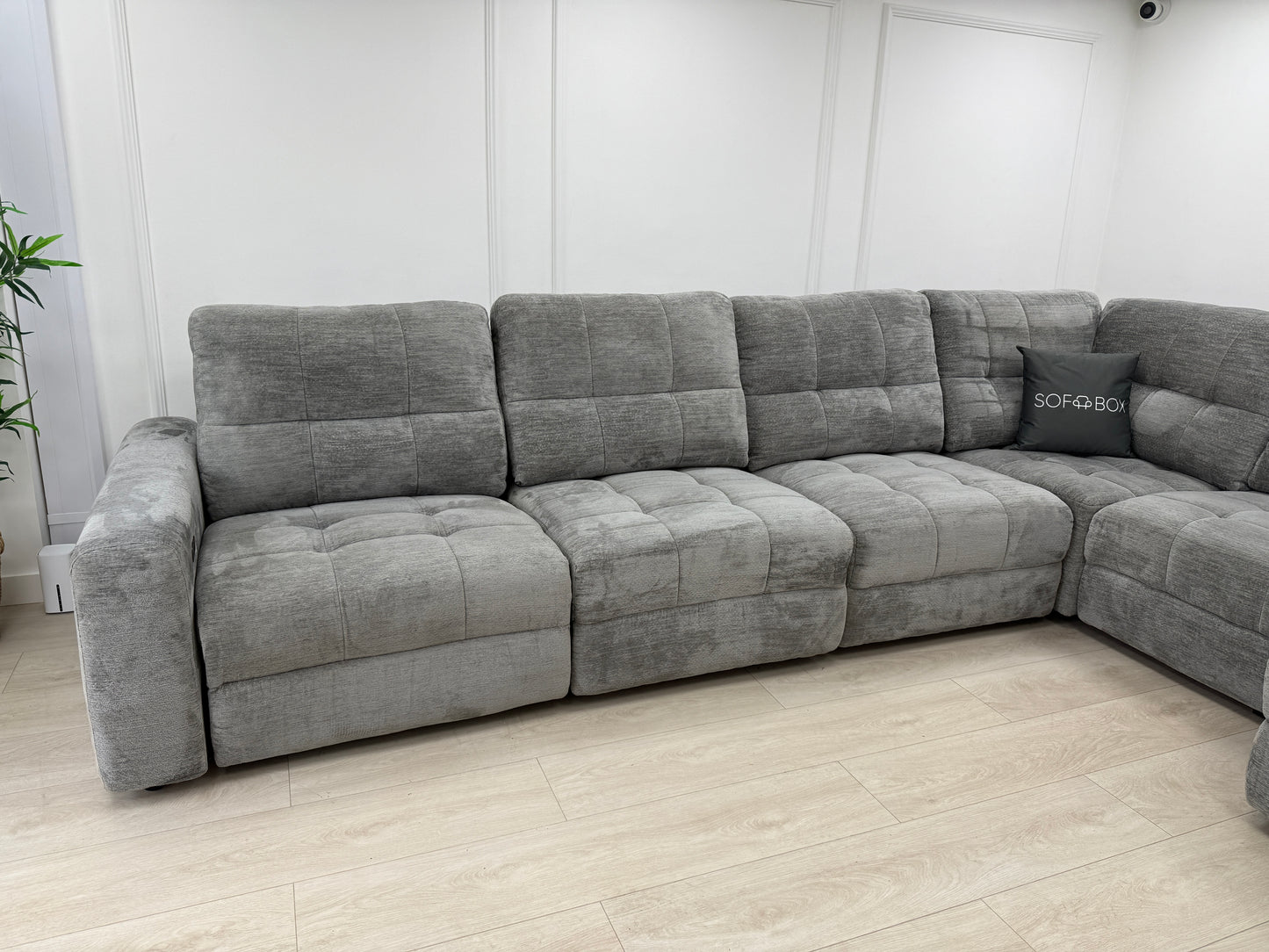 DFS Steller Corner Sofa in Grey