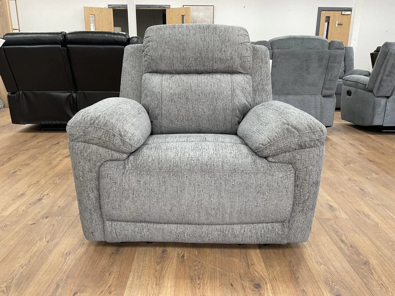 Gracie Power Recliner Armchair in Grey