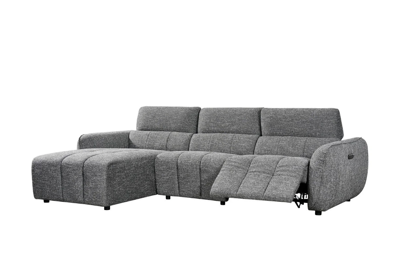 Triton Fabric Electric Recliner Corner Sofa