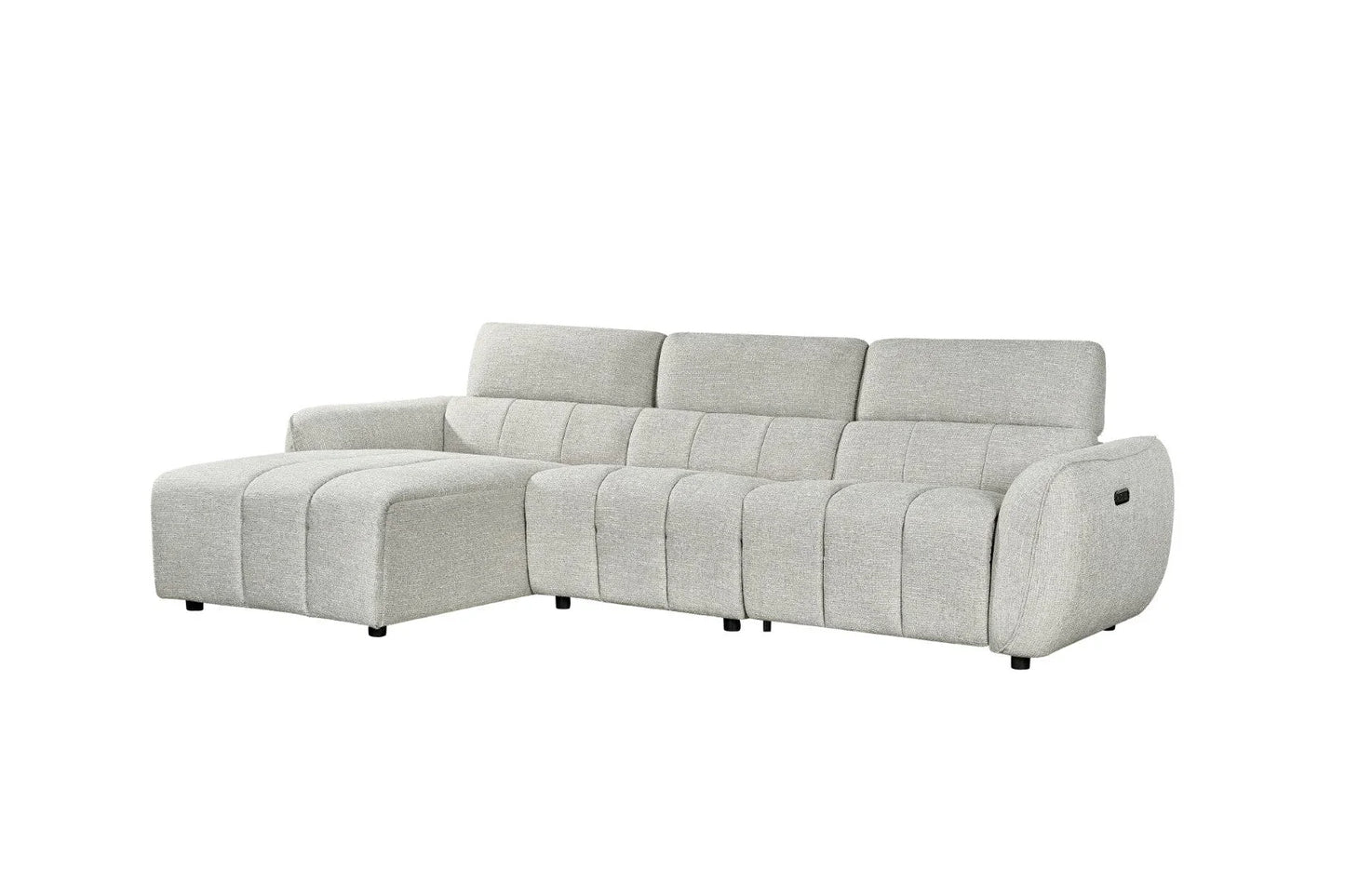 Triton Fabric Electric Recliner Corner Sofa
