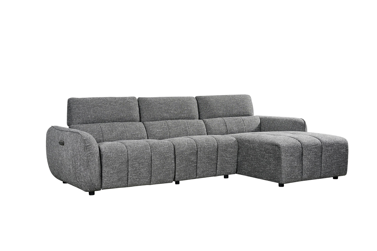 Triton Fabric Electric Recliner Corner Sofa