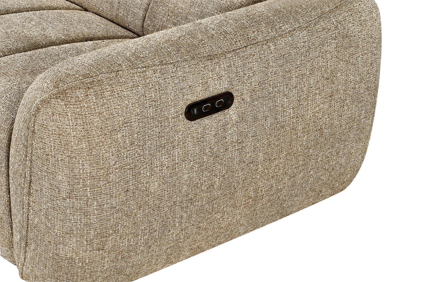 Triton Fabric Electric Recliner Corner Sofa