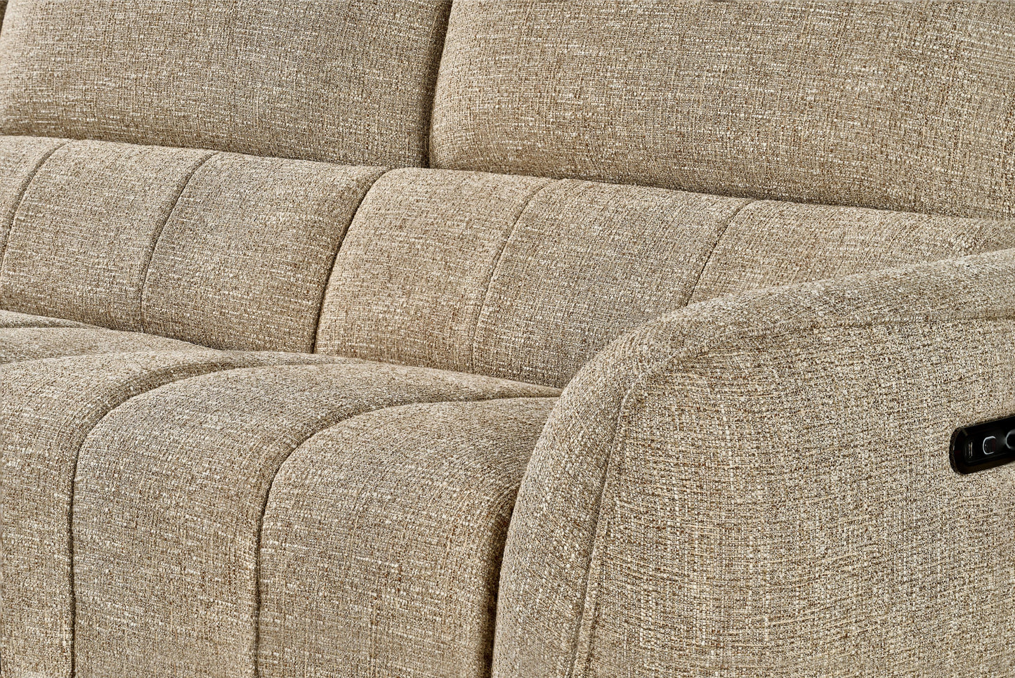 Triton Fabric Electric Recliner Corner Sofa