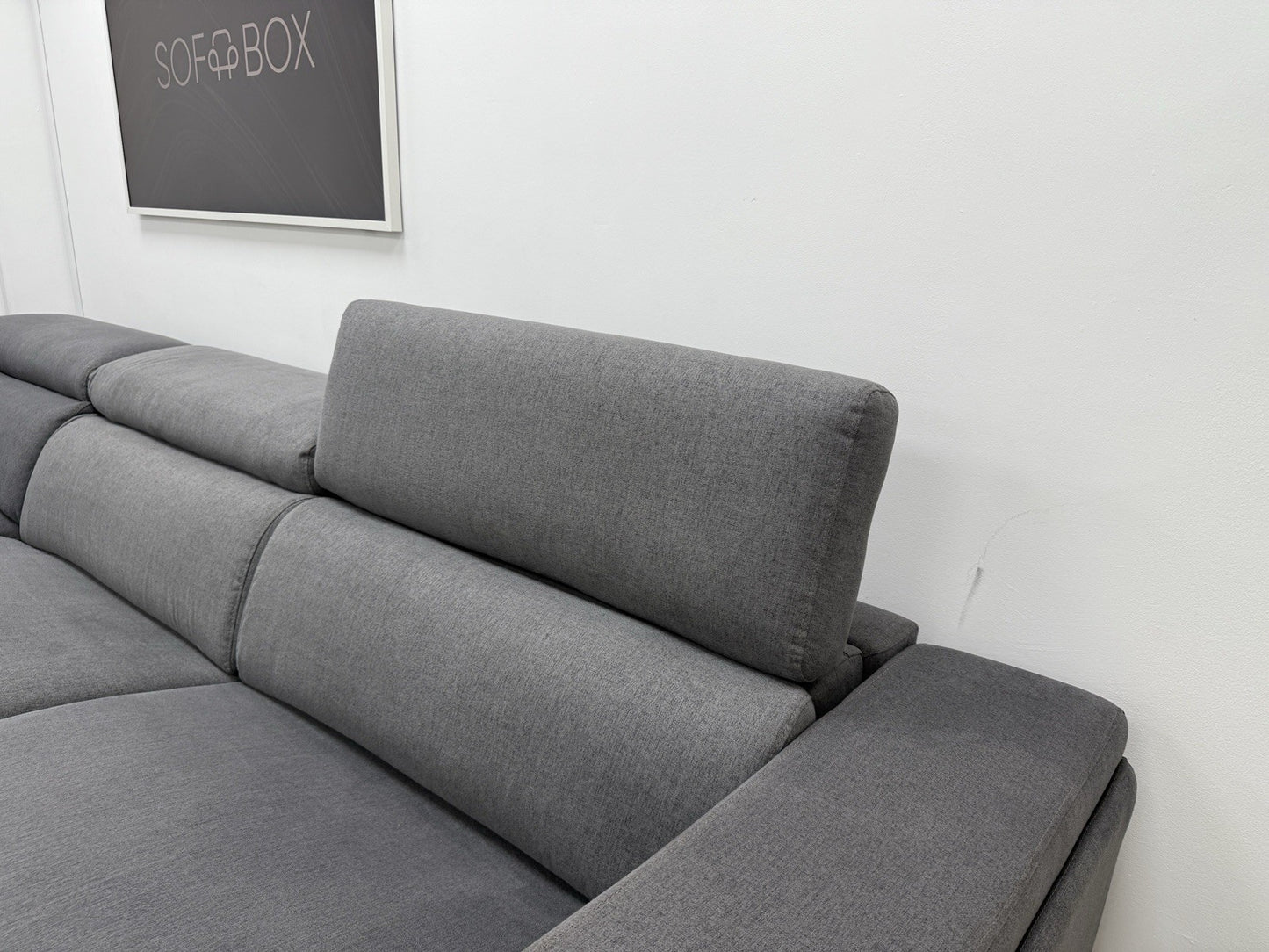 DFS Wander Recliner Corner Sofa Bed In Grey