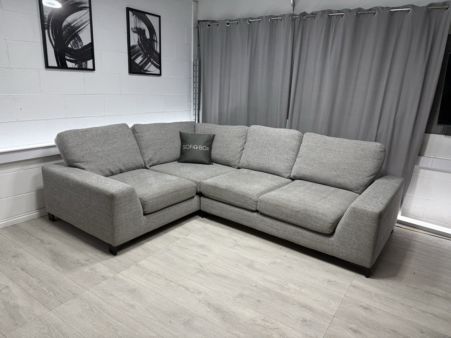 DFS Euphoria Right Hand Corner Sofa In Grey