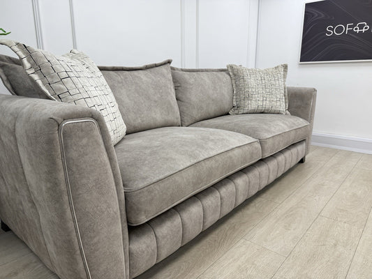 DFS Cherished Grande 4 Seater Sofa In Oatmeal Combination