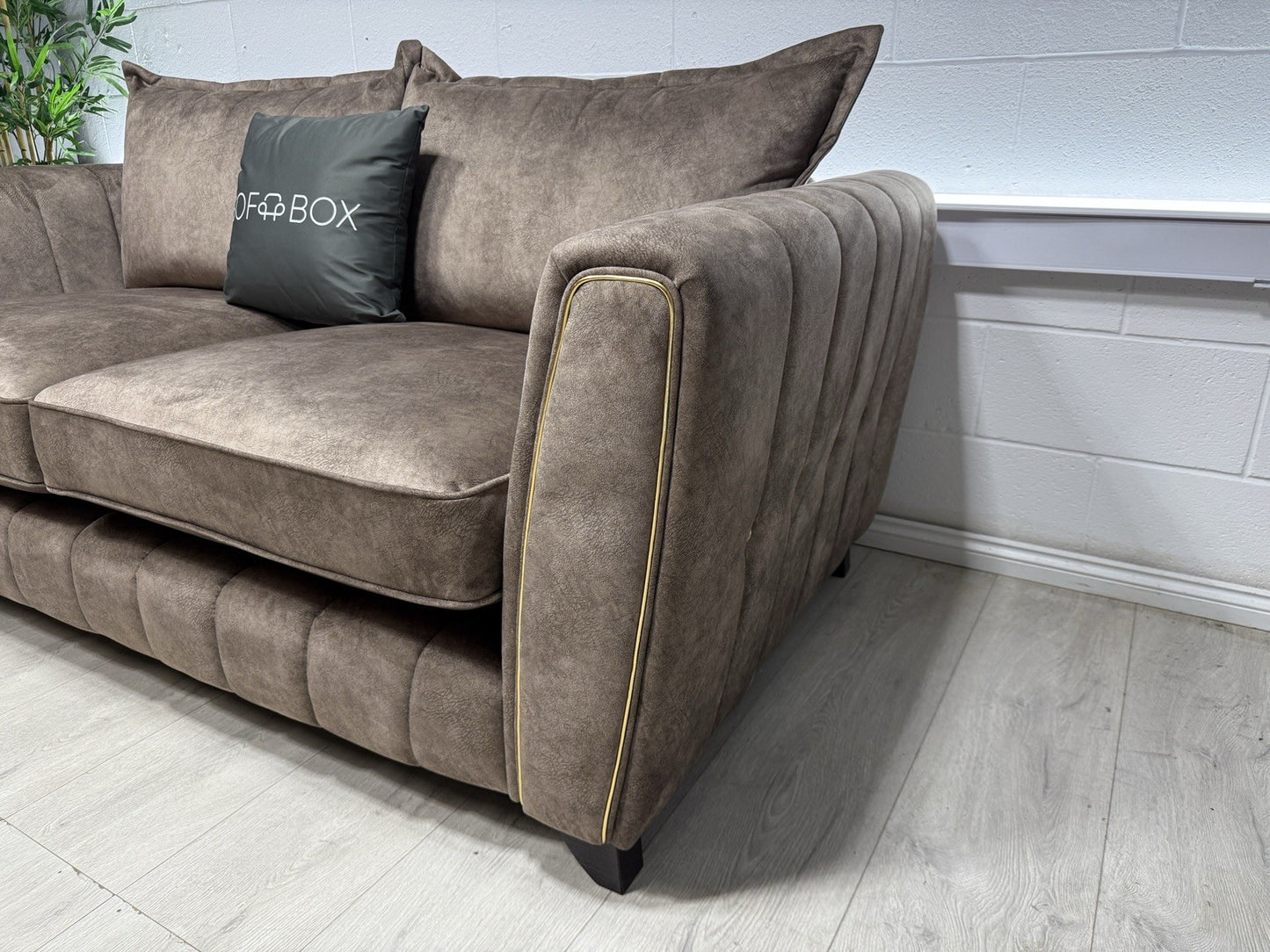DFS Cherished 3 Seater Sofa In Chocolate Combination