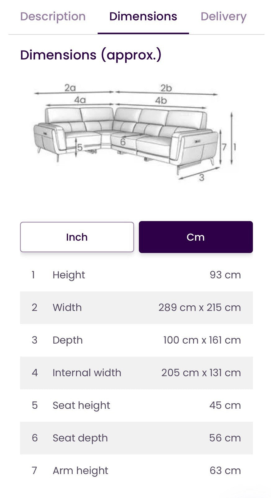 DFS San Antonio Power Recliner Corner Sofa Right Hand Facing In Blue Leather