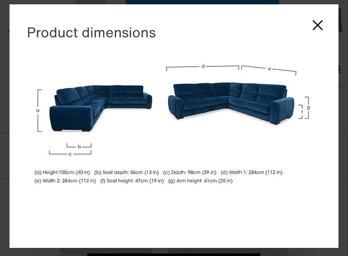 Furniture Village Flex Large 4x Recliner Corner Sofa In Charcoal Fabric