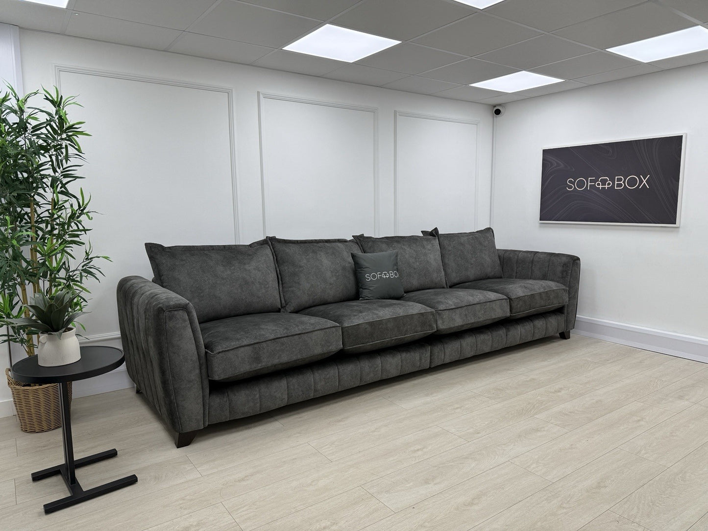 DFS Cherished XL Sofa In Black Combination