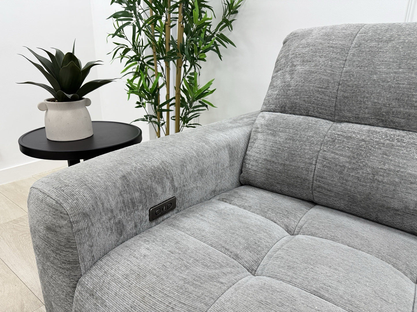 DFS Steller Motion Recliner Corner Sofa In Grey Mist