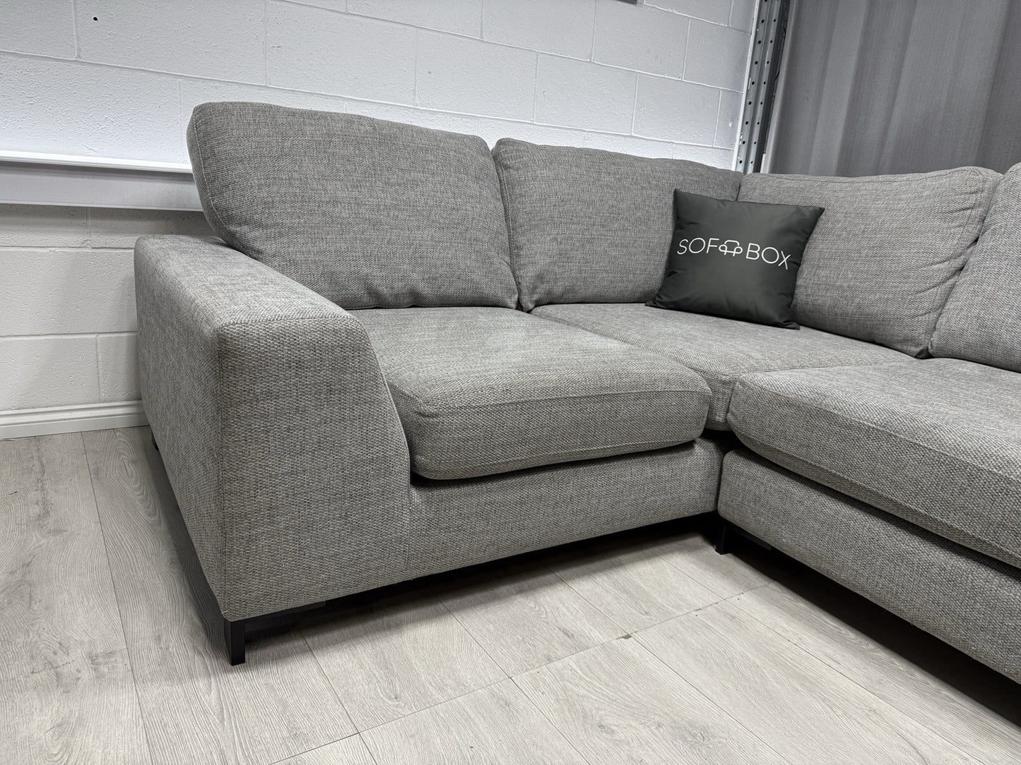 DFS Euphoria Right Hand Corner Sofa In Grey