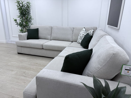 DFS Freya Corner Sofa 2c2 In Silver