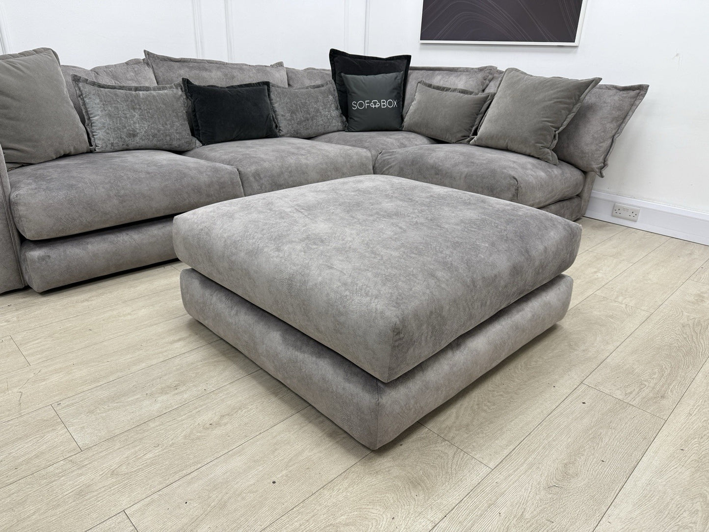 DFS Devine Corner Sofa In Grey