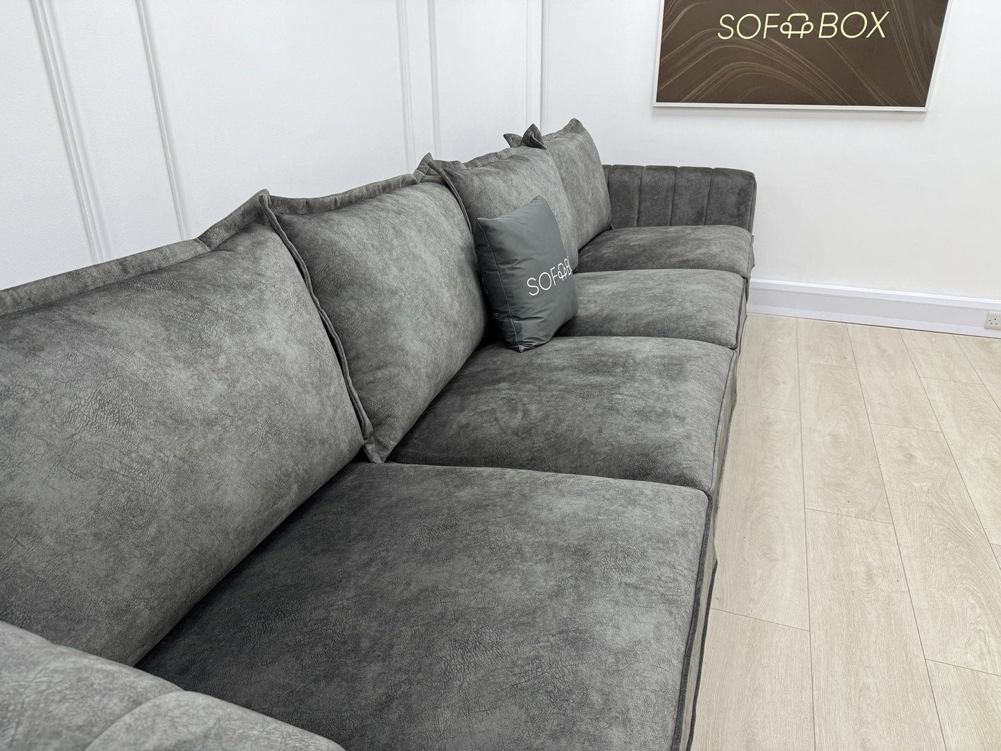 DFS Cherished XL Sofa In Black Combination