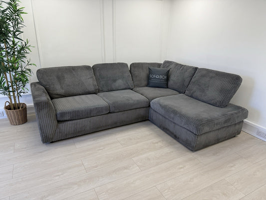 DFS Heydon Corner Sofa In Charcoal Grey