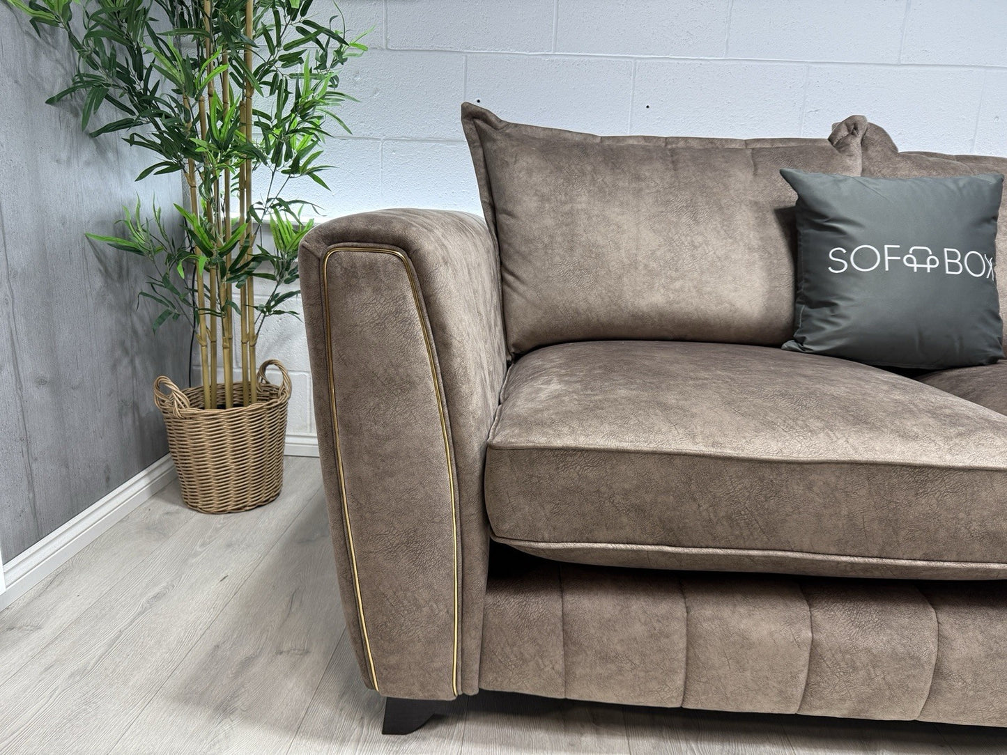DFS Cherished 3 Seater Sofa In Chocolate Combination