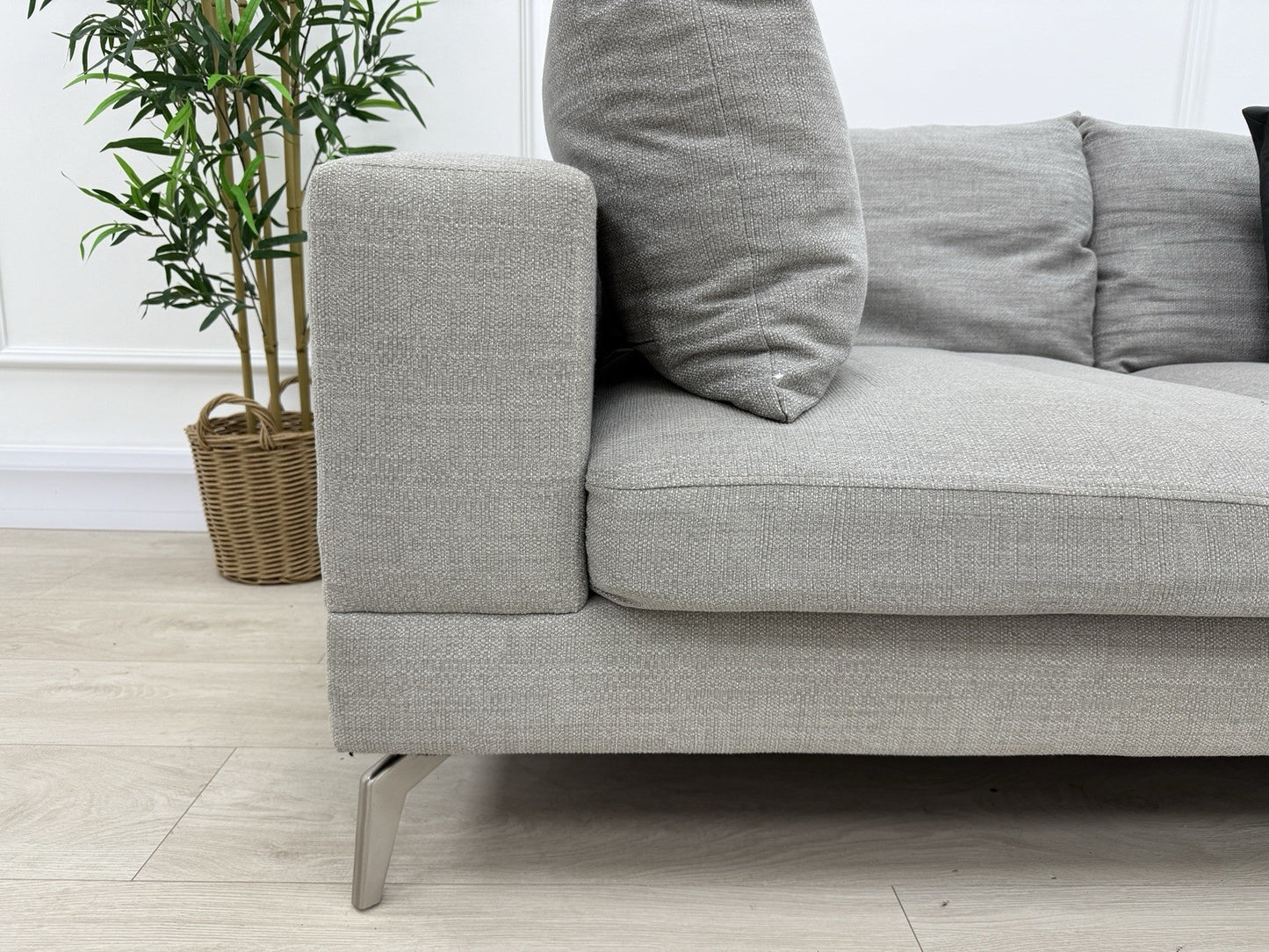 Sofology Cedar Corner Sofa In Light Grey