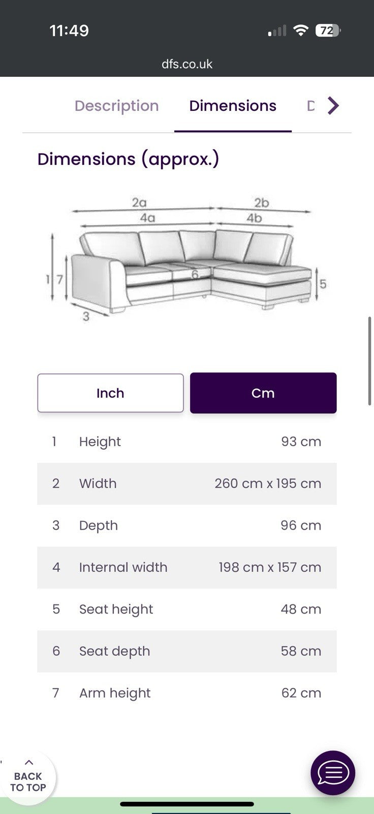 DFS Orka Velvet Corner Sofa In Black