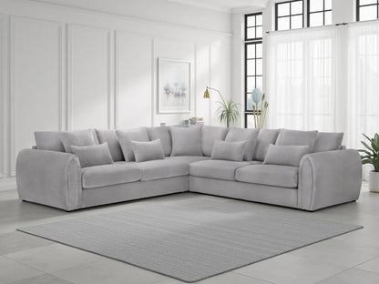 Mirabel Large Corner Sofa in Grey