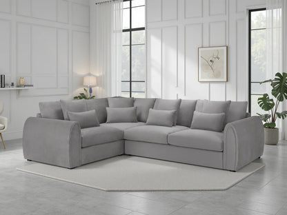 Mirabel Left Hand Facing Corner Sofa in Grey