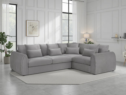 Mirabel Right Hand Facing Corner Sofa in Grey