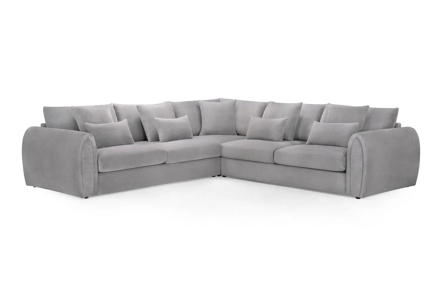 Mirabel Large Corner Sofa in Grey