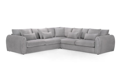 Mirabel Large Corner Sofa in Grey