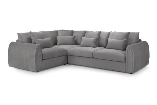 Mirabel Left Hand Facing Corner Sofa in Grey