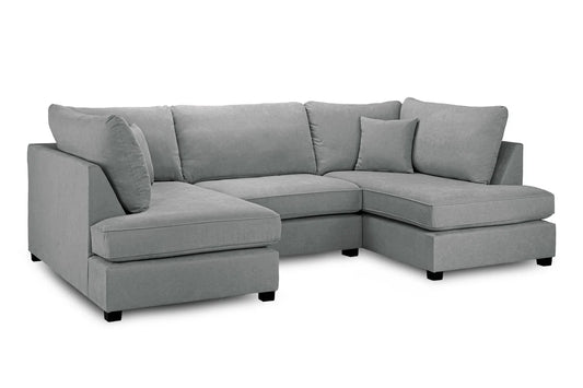 Carnaby Sofa U Shape Corner in Grey