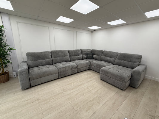 DFS Steller Corner Sofa in Grey