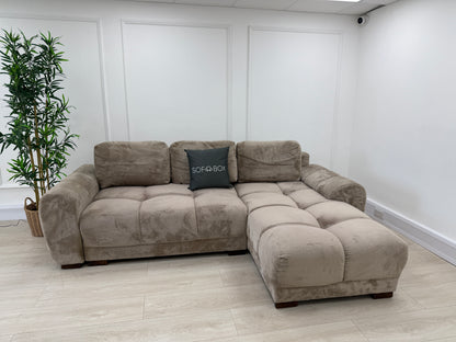 Azzuro Corner Sofa Bed In Beige