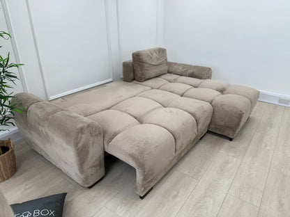 Azzuro Corner Sofa Bed In Beige