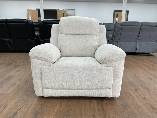 Gracie Power Recliner Armchair in Cream