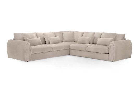 Mirabel Large Corner Sofa in Mocha