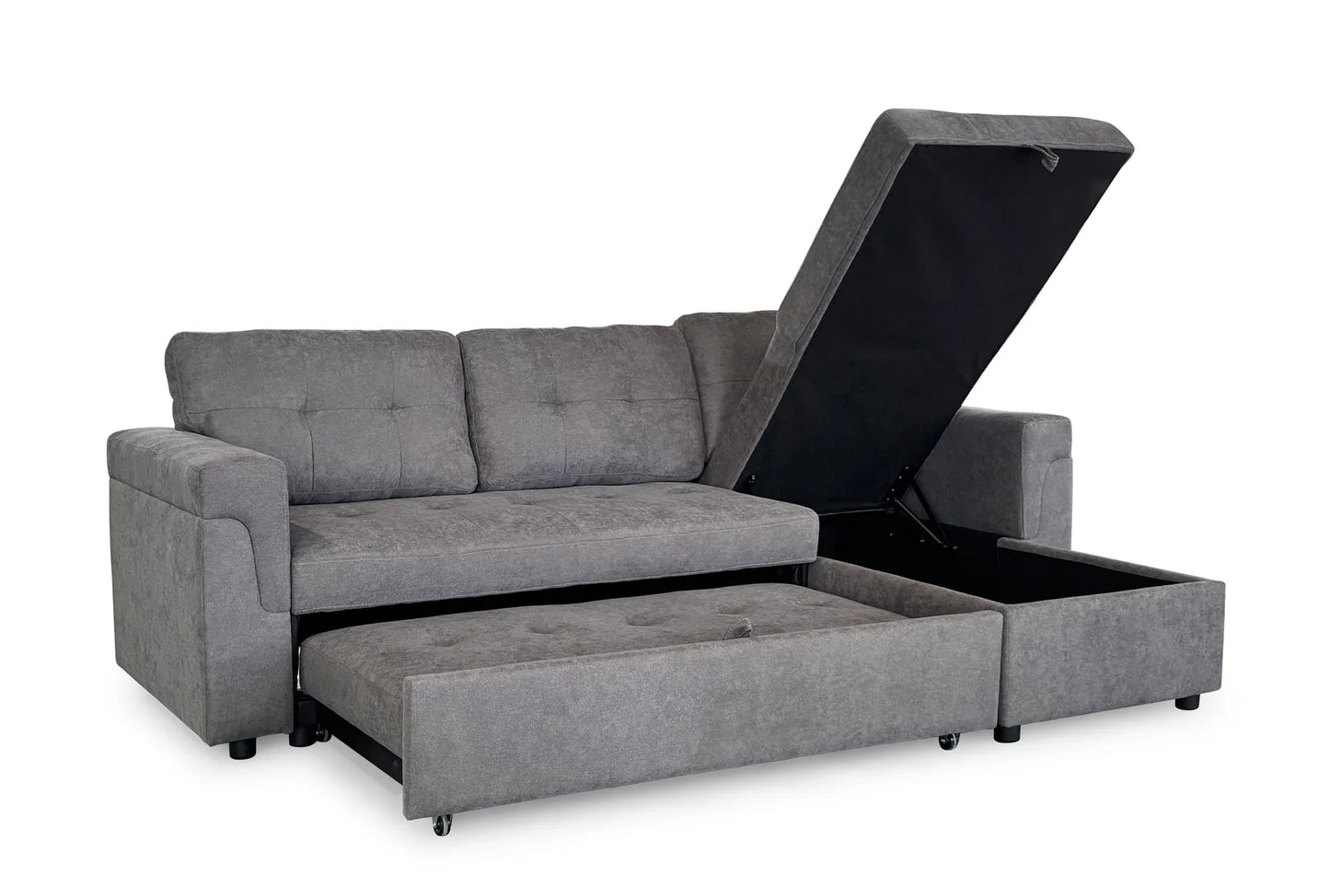 Omniya Sofabed Grey Universal Corner