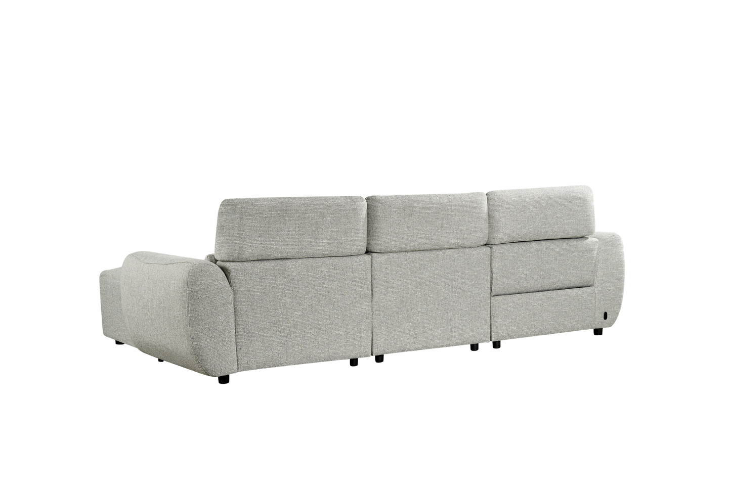 Triton Fabric Electric Recliner Corner Sofa