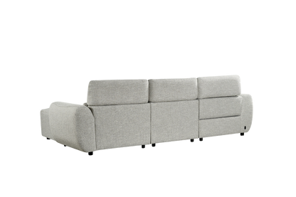 Triton Fabric Electric Recliner Corner Sofa