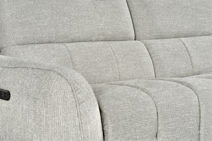 Triton Fabric Electric Recliner Corner Sofa