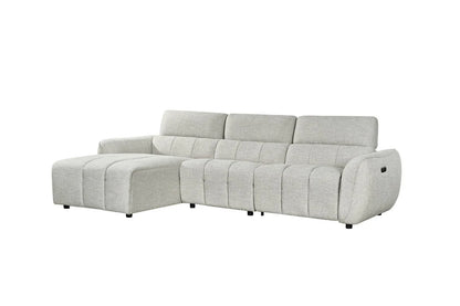 Triton Fabric Electric Recliner Corner Sofa