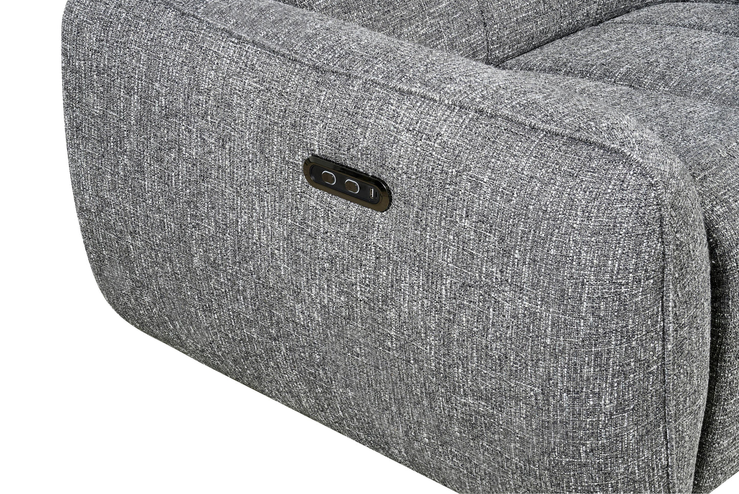 Triton Fabric Electric Recliner Corner Sofa
