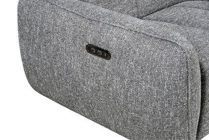 Triton Fabric Electric Recliner Corner Sofa