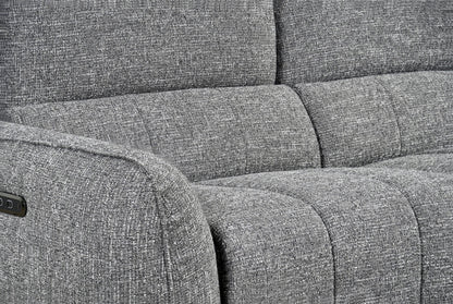 Triton Fabric Electric Recliner Corner Sofa