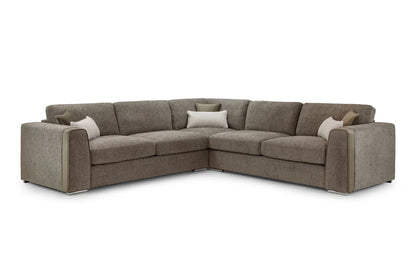 Naples Large Corner Sofa in Mocha