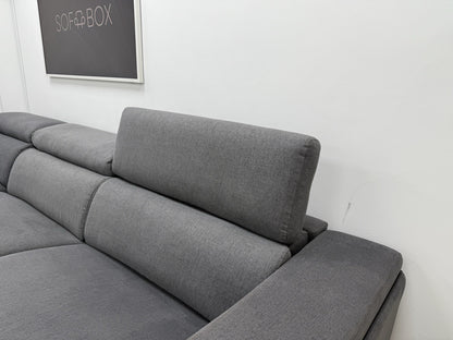 DFS Wander Recliner Corner Sofa Bed In Grey
