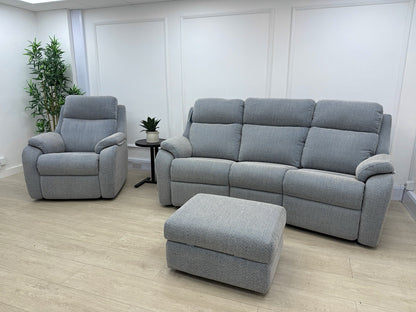 G Plan Kingsbury 3 Seater Curved Sofa & Chair Set Recliner/Lumbar/Headrest